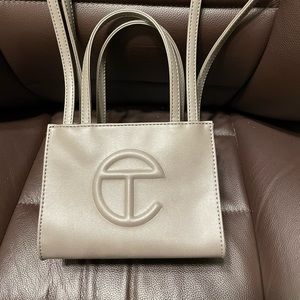 Small Grey Telfar Shopping Bag